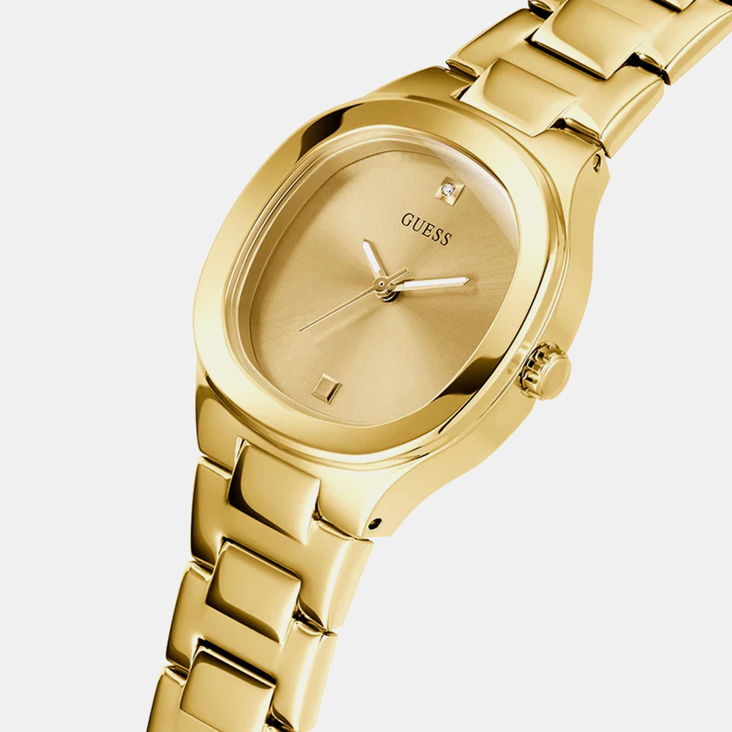 Eve Women Quartz Gold Dial Analog Stainless Steel Watch GW0615L2