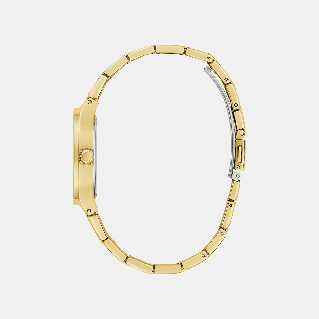 Eve Women Quartz Gold Dial Analog Stainless Steel Watch GW0615L2