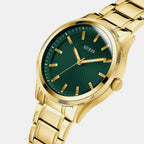 Guess Dress Men Quartz Green Dial Analog Stainless Steel Watch GW0626G2