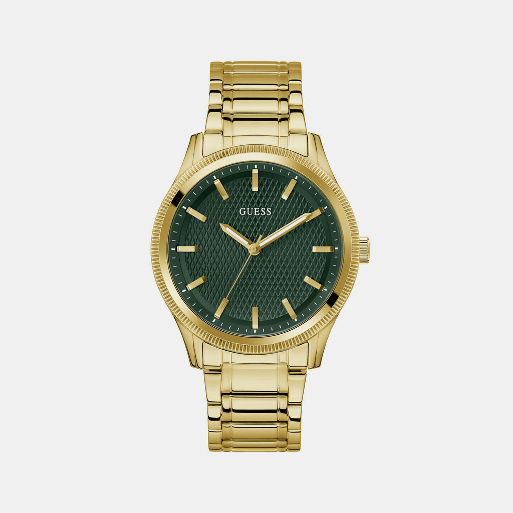 Guess Round Green Analog watch