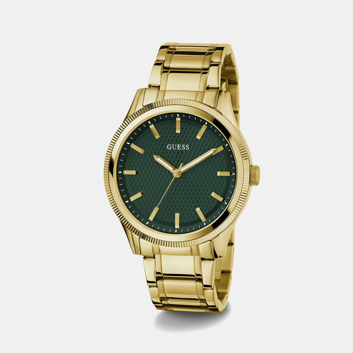 Guess Stainless Steel Round watch