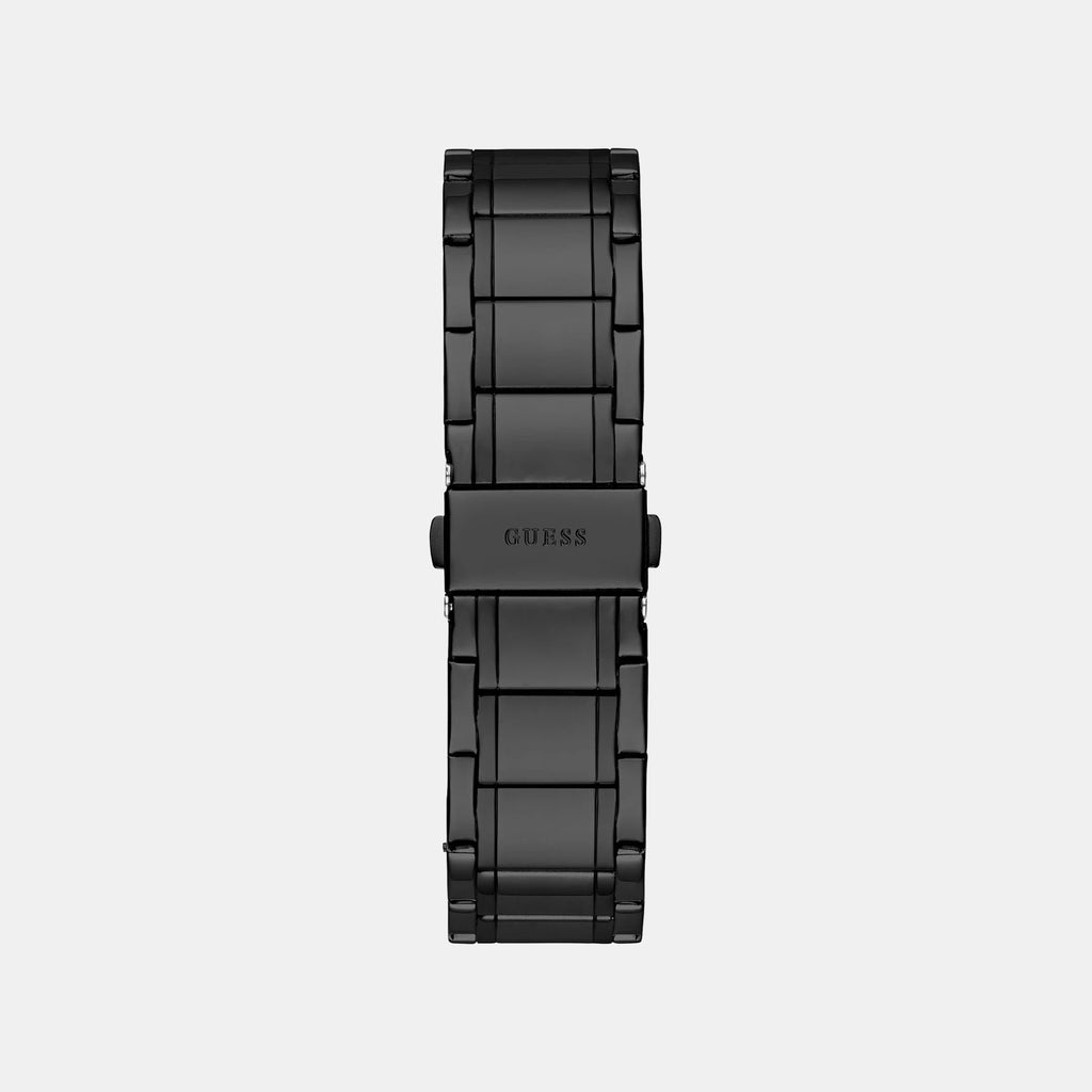 Dex Men Quartz Black Dial Analog Stainless Steel Watch GW0626G3