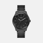Dex Men Quartz Black Dial Analog Stainless Steel Watch GW0626G3
