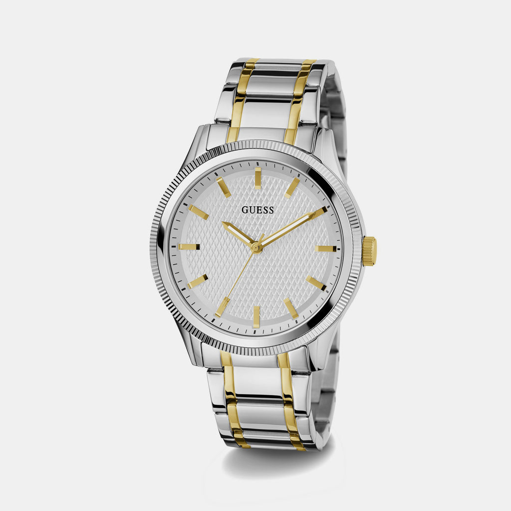 Guess Stainless Steel Round watch