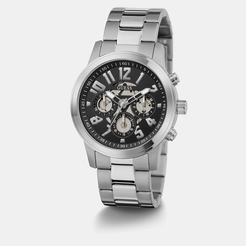 Guess Stainless Steel Round watch