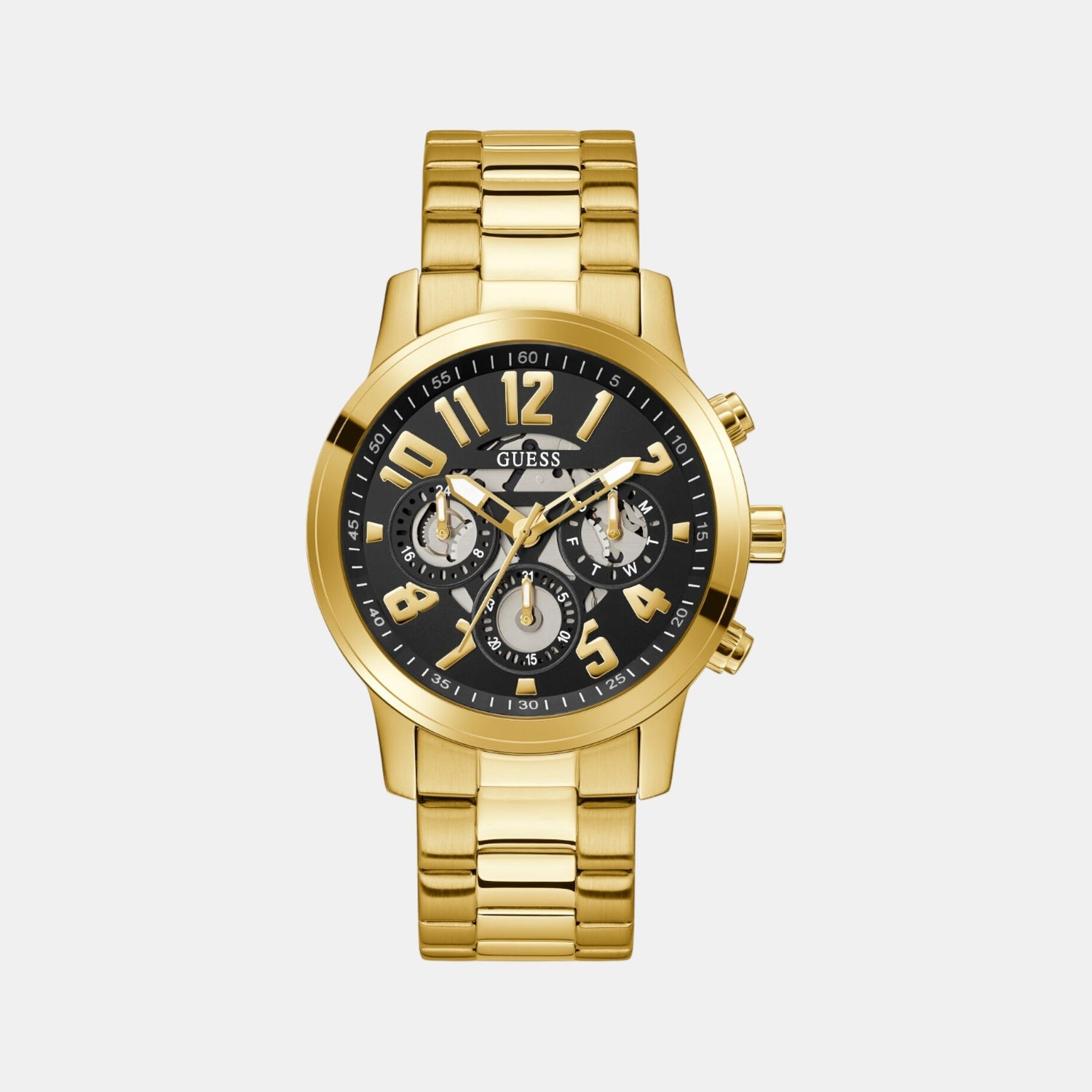 Parker Men Quartz Black Dial Chronograph Stainless Steel Watch GW0627G2