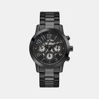 Guess Round Black Chronograph watch