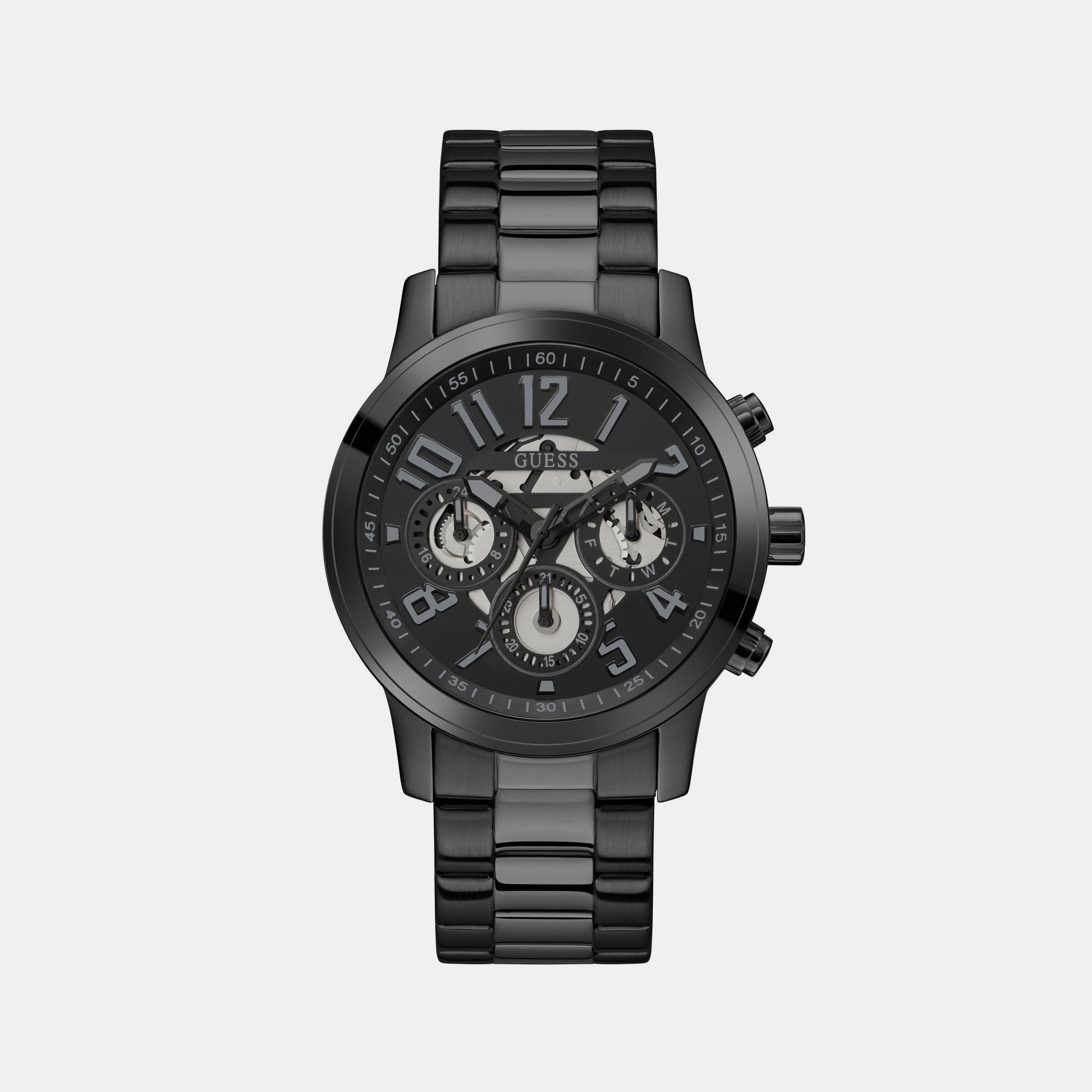 Guess Round Black Chronograph watch