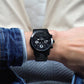 Men's Black Chronograph Stainless Steel Watch GW0627G3