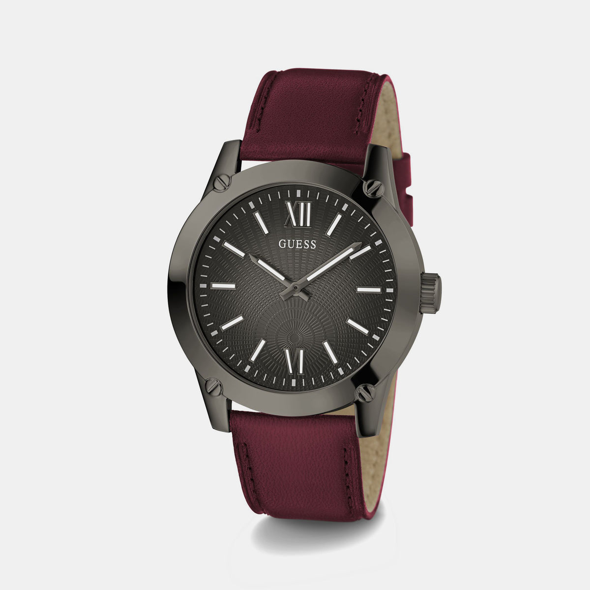 Guess Stainless Steel Round watch
