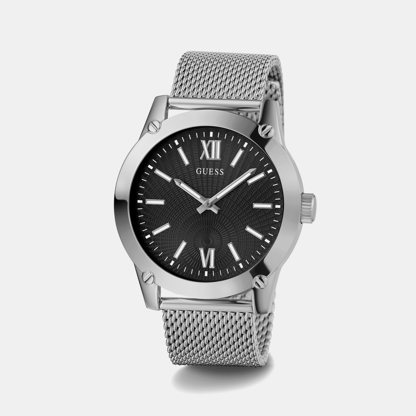 Men Black Analog Mesh Watch GW0629G1