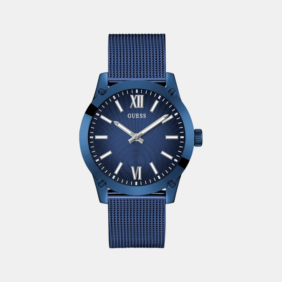 Guess Dress Men Quartz Blue Dial Analog Stainless Steel Watch Gw0629G3