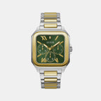 Guess Square Green Chronograph watch