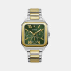 Integrity Men Quartz Green Dial Chronograph Stainless Steel Watch GW0631G1