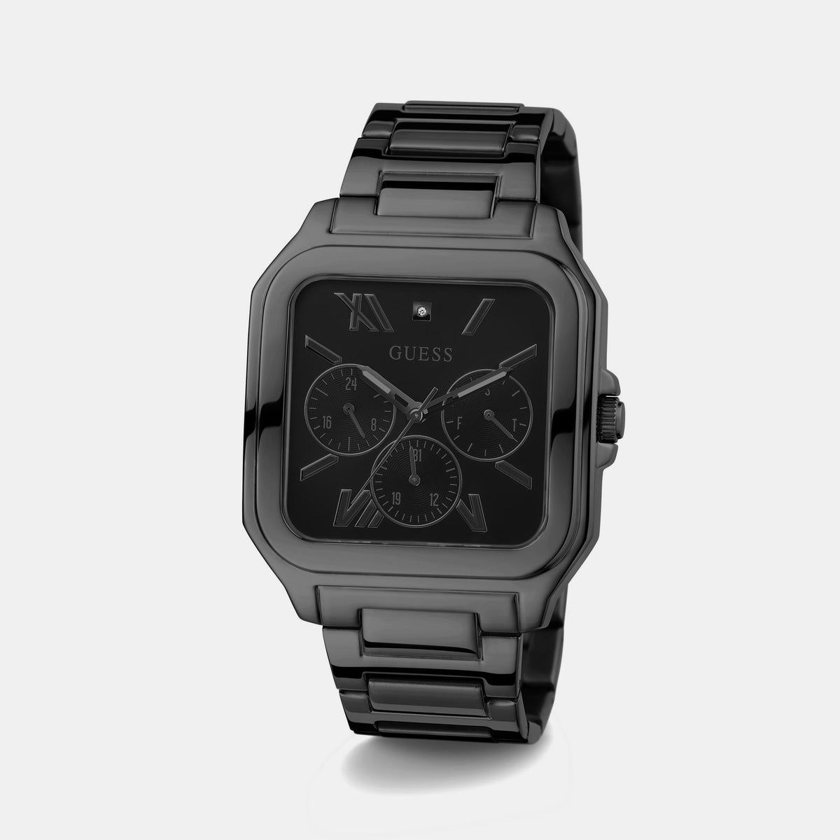 Guess Stainless Steel Square watch