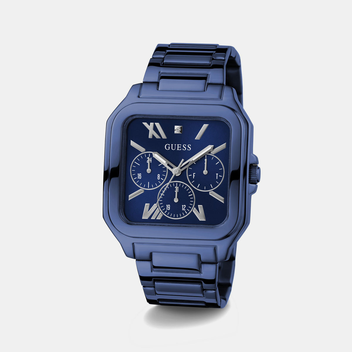 Guess Stainless Steel Square watch
