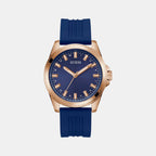 Champ Men Quartz Blue Dial Analog Silicone Watch GW0639G3