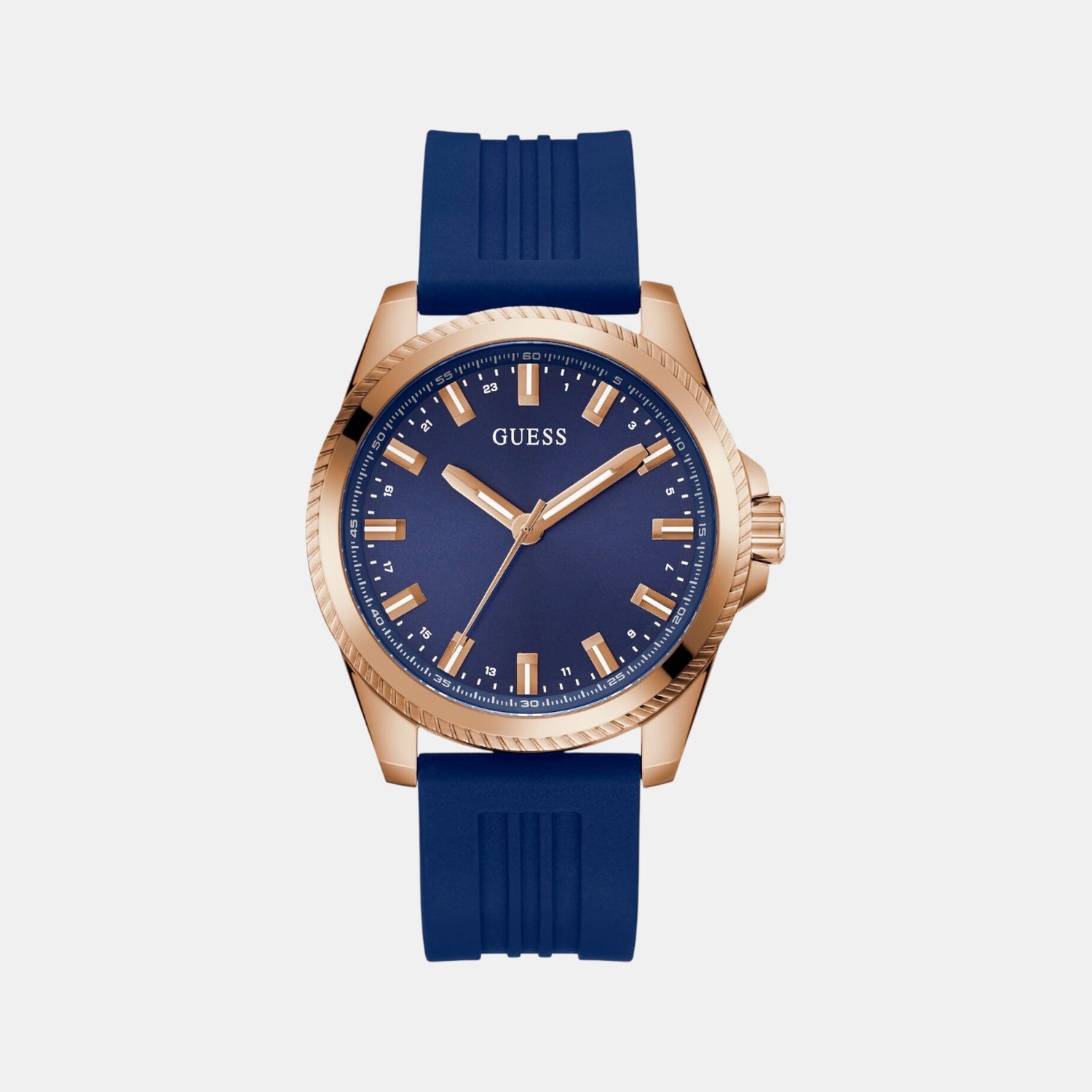 Champ Men Quartz Blue Dial Analog Silicone Watch GW0639G3