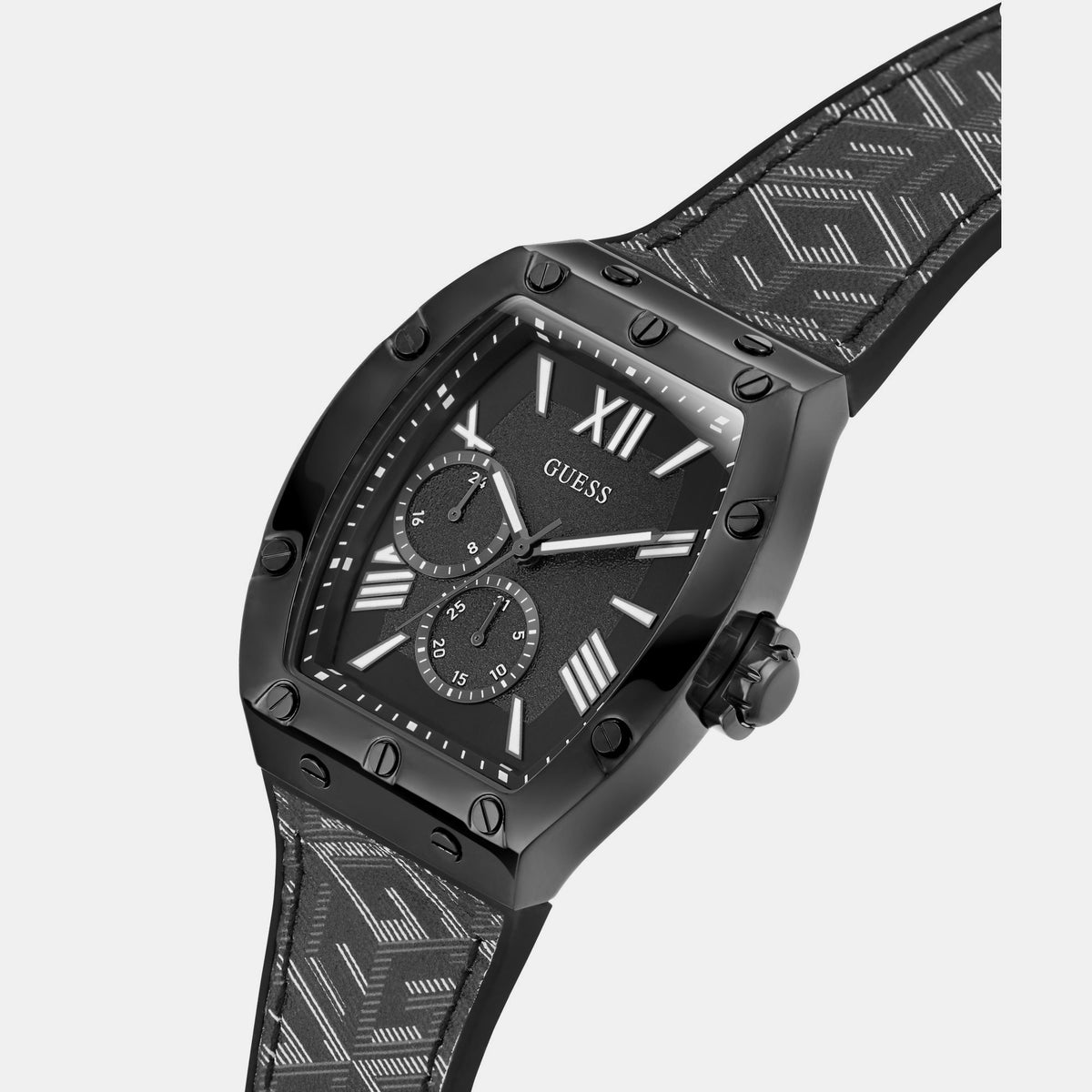 Guess Leather Black watch