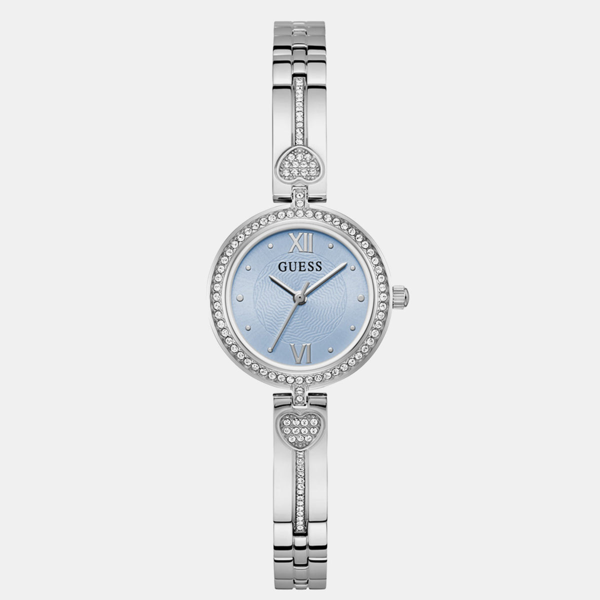 Gb Lovey Women Quartz Blue Dial Analog Stainless Steel Watch Gw0655L4