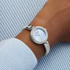 Women Quartz Blue Dial Analog Stainless Steel Watch GW0655L4