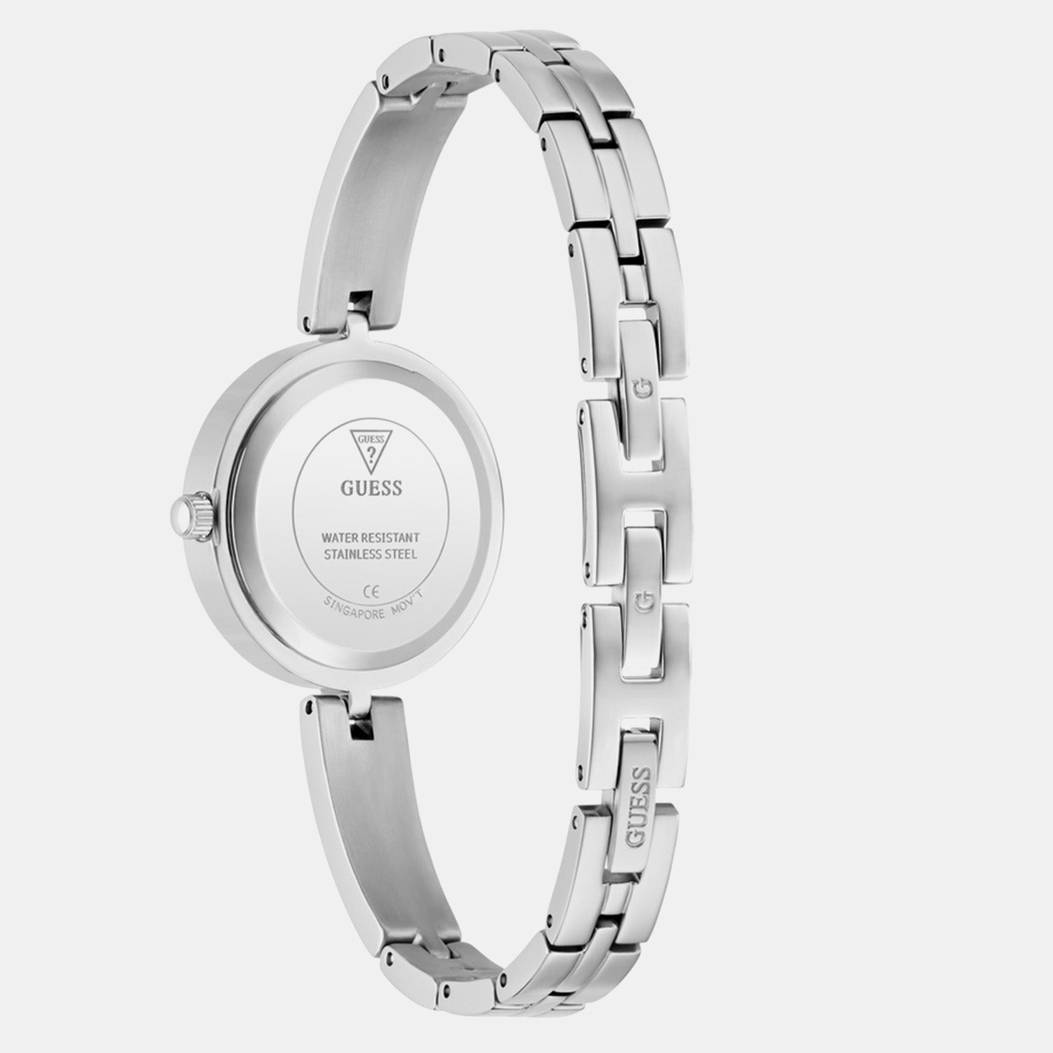 Women Quartz Blue Dial Analog Stainless Steel Watch GW0655L4