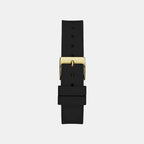 Women Quartz Green Dial Analog Silicone Watch GW0658L1
