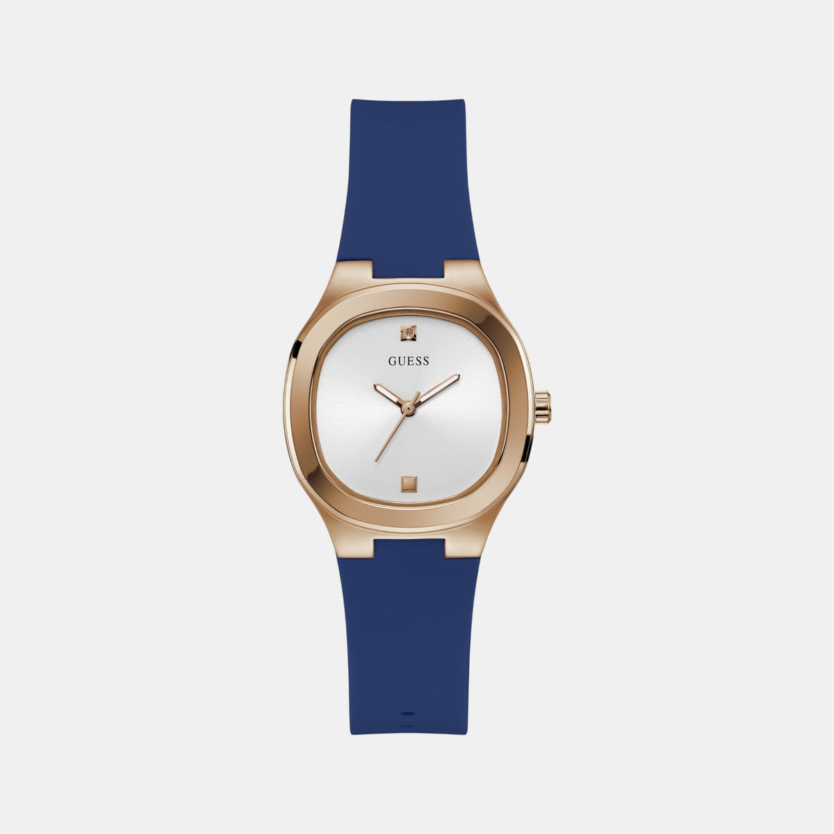 Gd Eve Women Quartz White Dial Analog Silicone Watch Gw0658L3