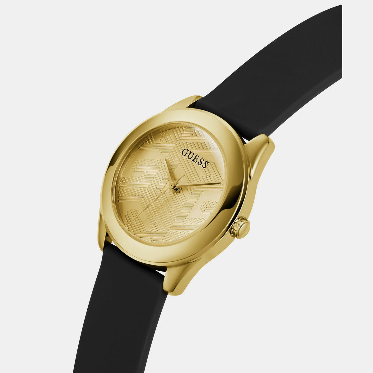 Guess Stainless Steel Round watch