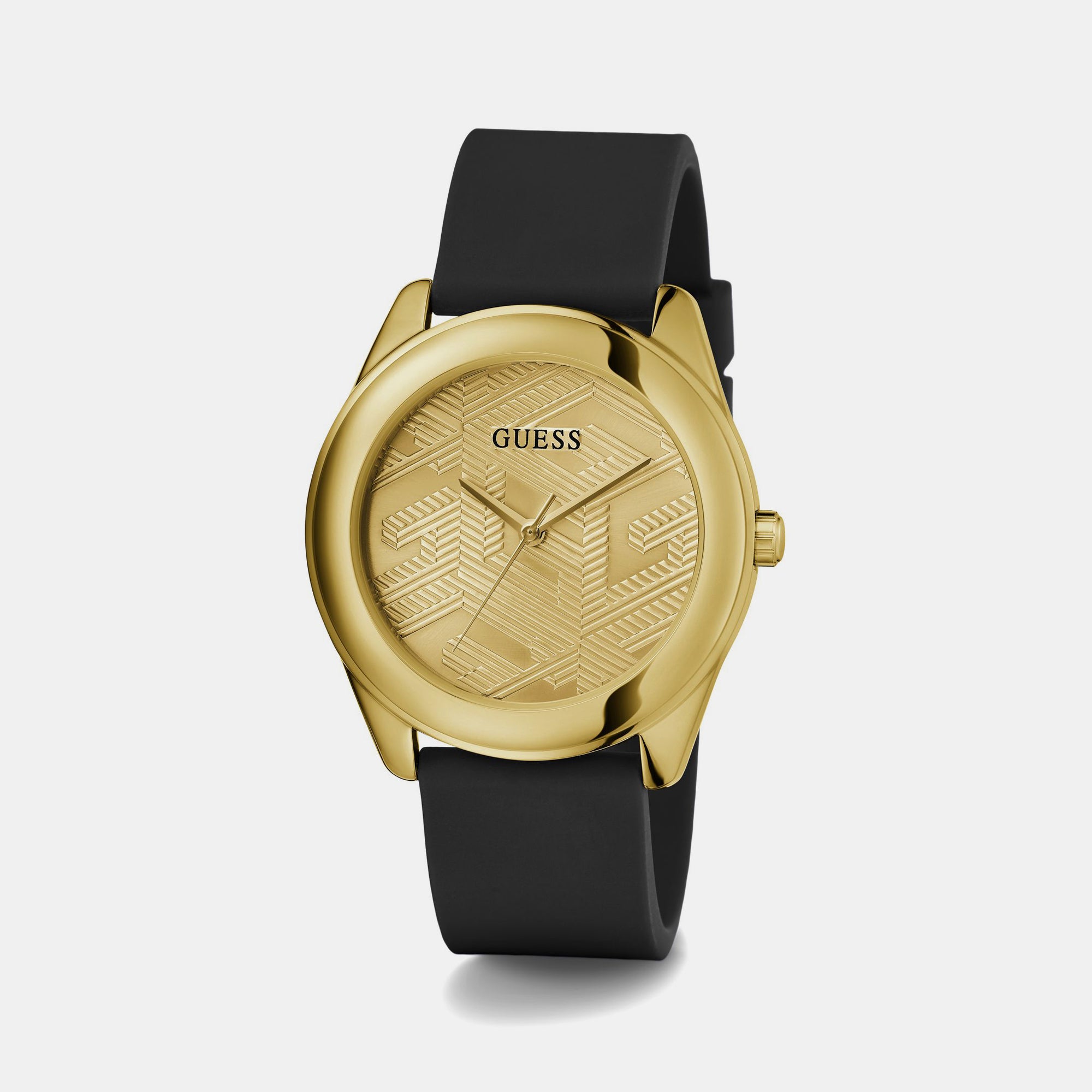 Guess Silicone Champagne watch