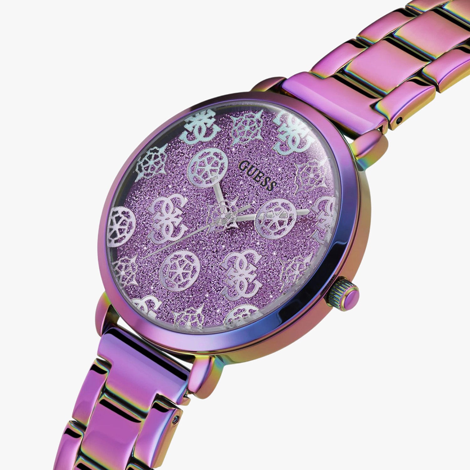 Gt Sugarplum Women Quartz Purple Dial Analog Stainless Steel GW0670L3
