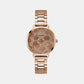 Trend Women Quartz Rose Gold Dial Analog Stainless Steel Watch GW0670L4