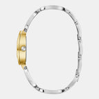 Guess Bejeweled Men Quartz Silver Dial Analog Stainless Steel Watch GW0683L6