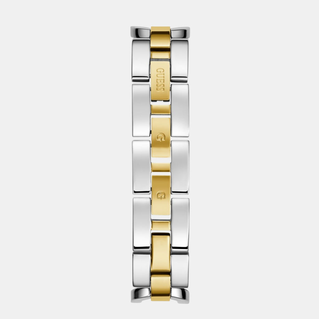 Guess Bejeweled Men Quartz Silver Dial Analog Stainless Steel Watch GW0683L6