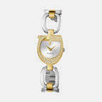 Guess Bejeweled Men Quartz Silver Dial Analog Stainless Steel Watch GW0683L6