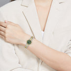 Fawn Women Quartz Green Dial Analog Stainless Steel Watch GW0686L2