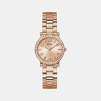 Dress Women Quartz Rose Gold Dial Analog Stainless Steel Watch GW0686L3