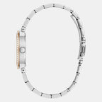 Dress Women Quartz Pink Dial Analog Stainless Steel Watch GW0686L4