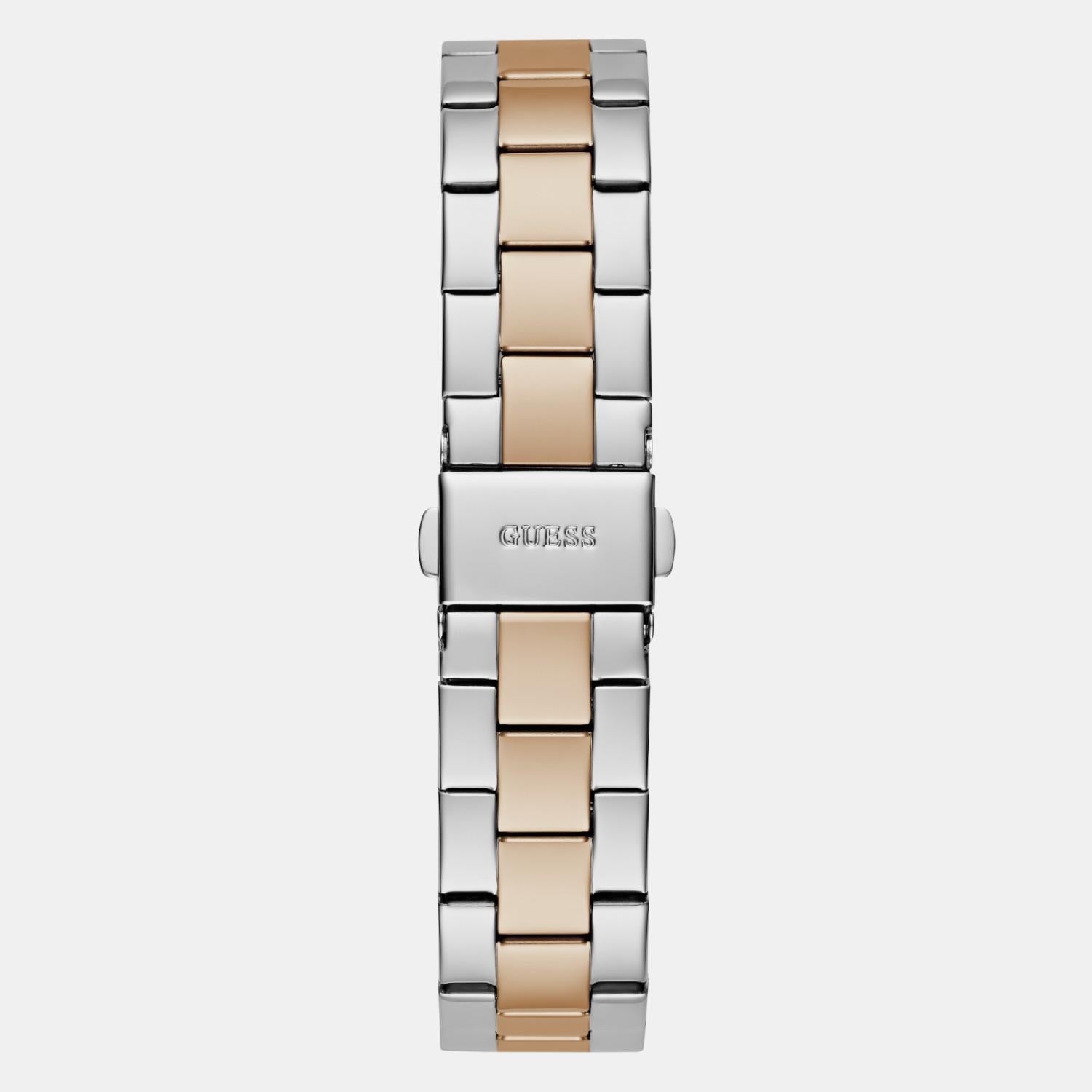 Dress Women Quartz Pink Dial Analog Stainless Steel Watch GW0686L4