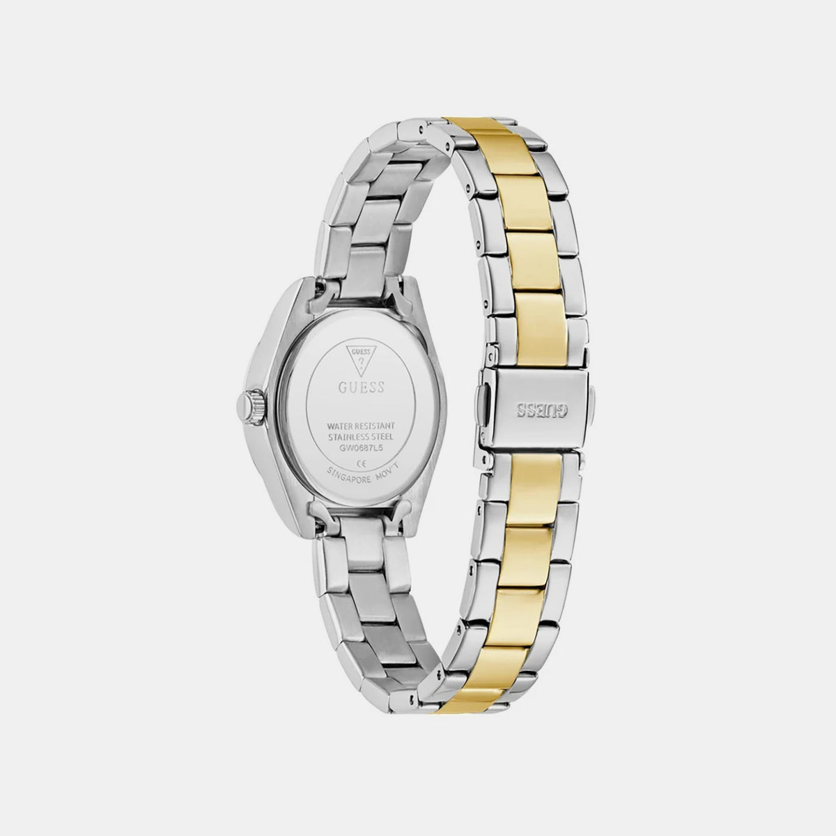 Women Quartz Blue Dial Analog Stainless Steel Watch GW0687L5