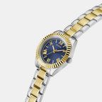 Women Quartz Blue Dial Analog Stainless Steel Watch GW0687L5