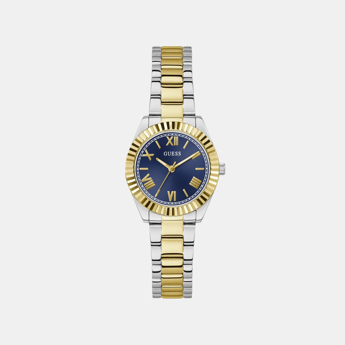 Women Quartz Blue Dial Analog Stainless Steel Watch GW0687L5