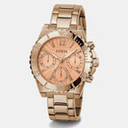 Gs Phoebe Women Quartz Orange Dial Analog Stainless Steel GW0696L3