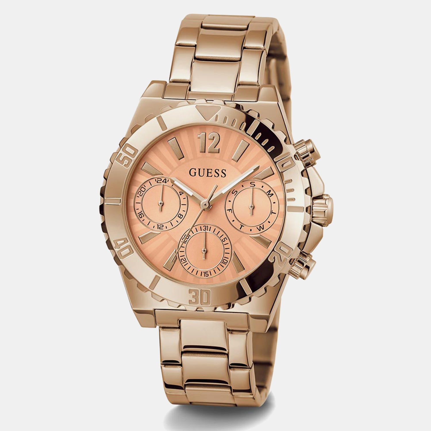 Gs Phoebe Women Quartz Orange Dial Analog Stainless Steel GW0696L3