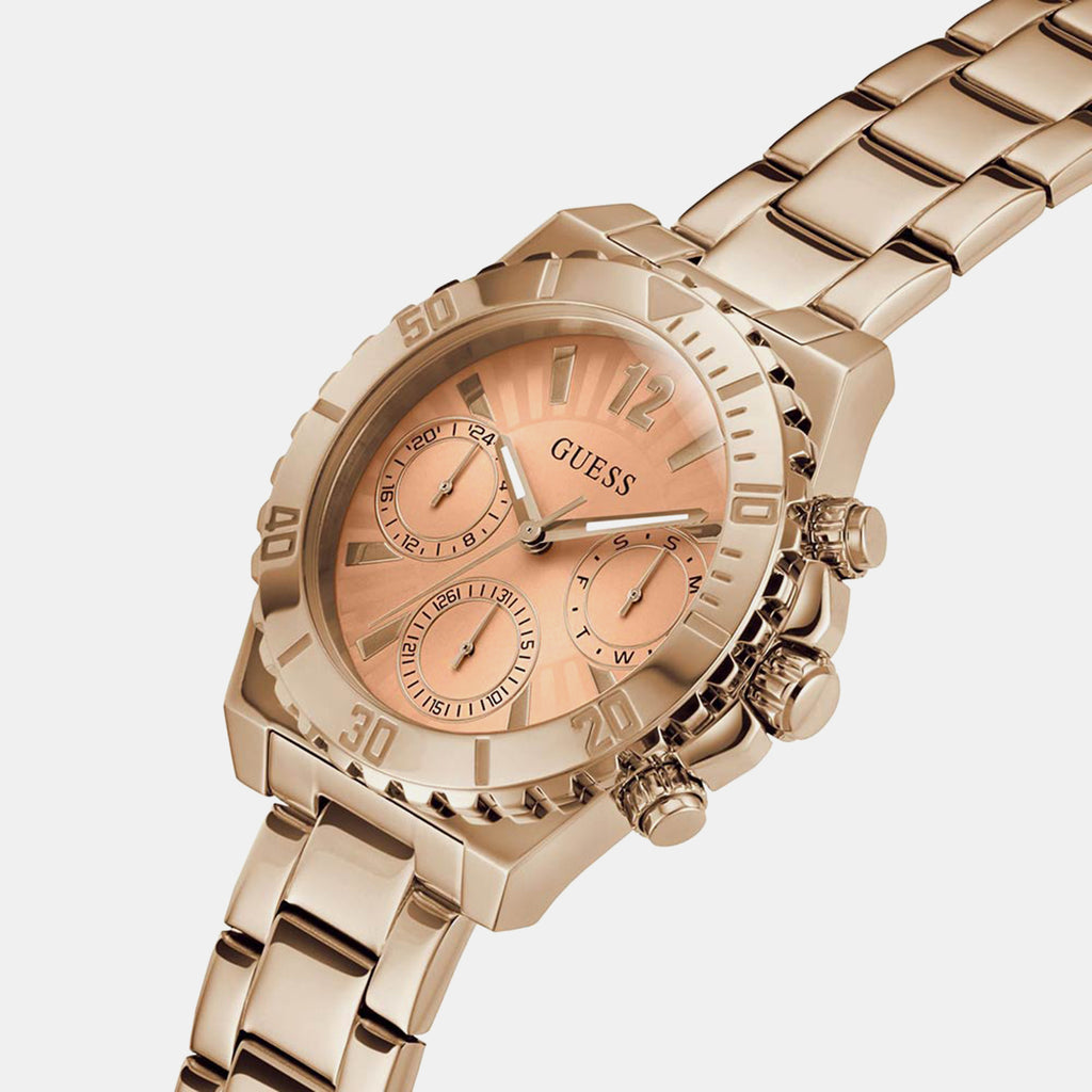 Gs Phoebe Women Quartz Orange Dial Analog Stainless Steel GW0696L3
