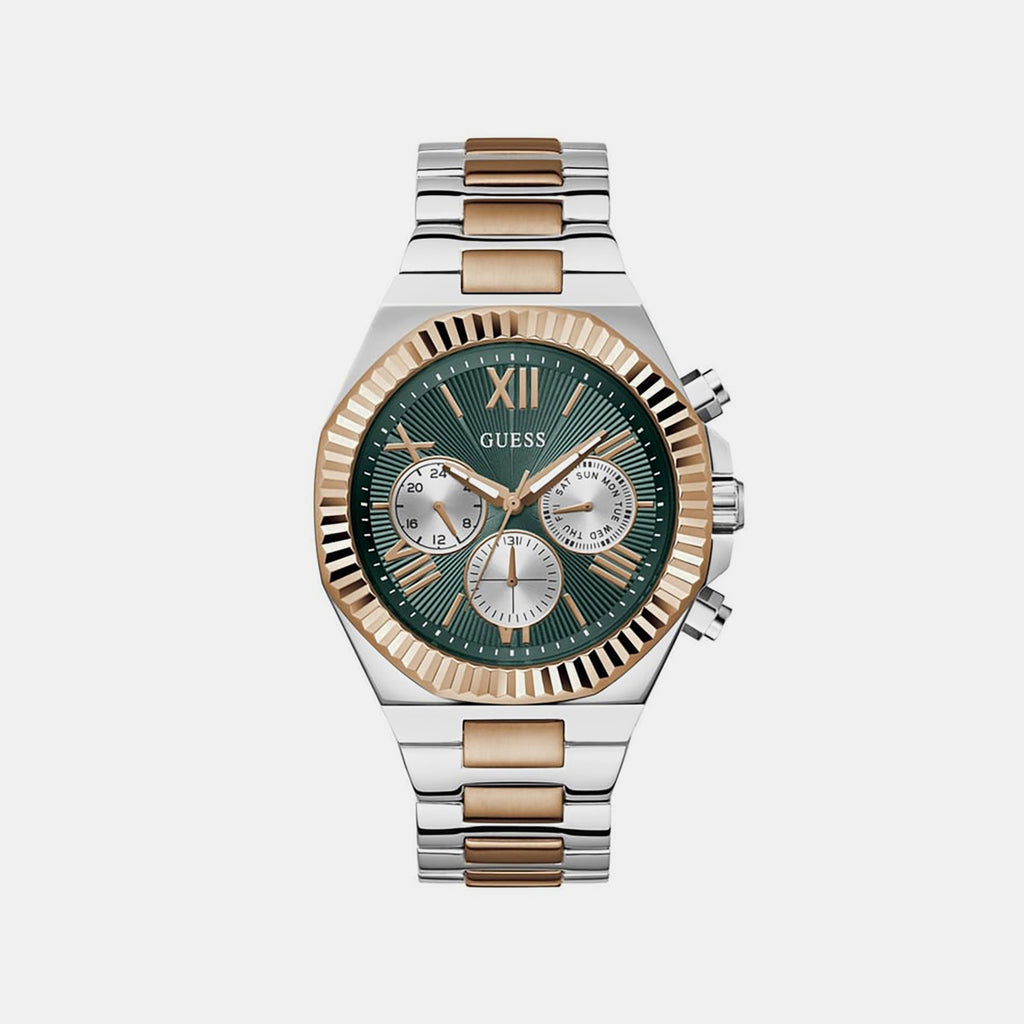 Men Quartz Green Dial Chronograph Stainless Steel Watch GW0703G10