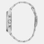 Dress Men Quartz Black Dial Multi-Function Stainless Steel Watch GW0703G1