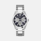 Dress Men Quartz Navy Blue Dial Multi-Function Stainless Steel Watch GW0707G1