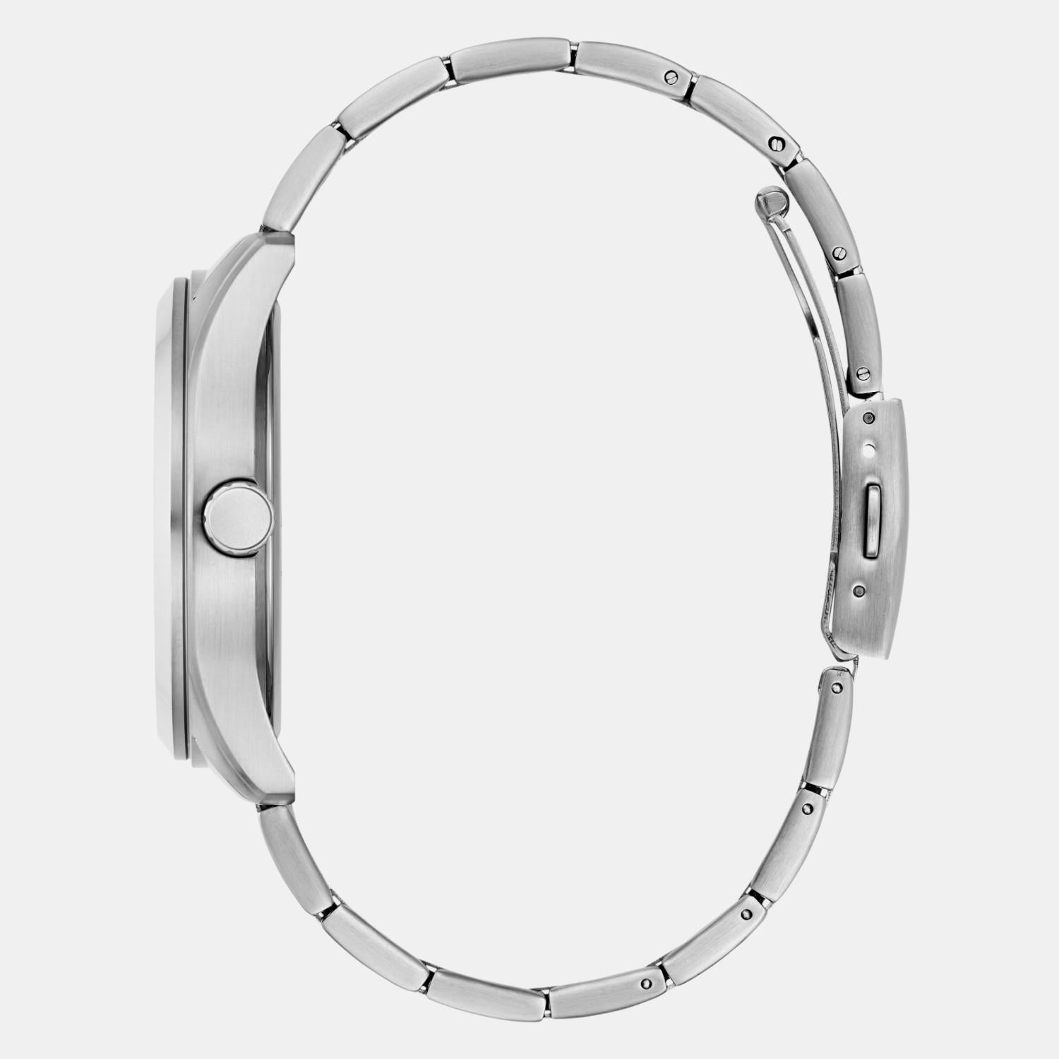 Dress Men Quartz Navy Blue Dial Multi-Function Stainless Steel Watch GW0707G1