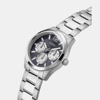 Dress Men Quartz Navy Blue Dial Multi-Function Stainless Steel Watch GW0707G1